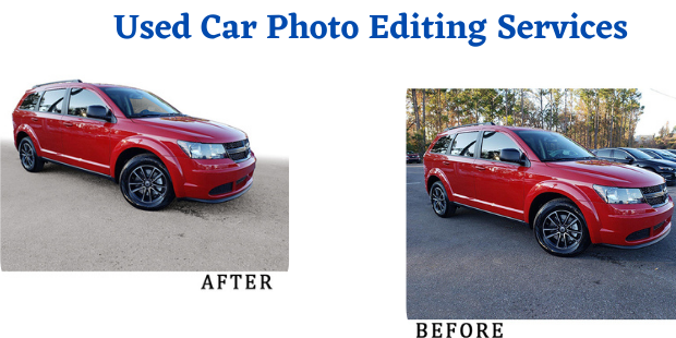 used car photo editing services